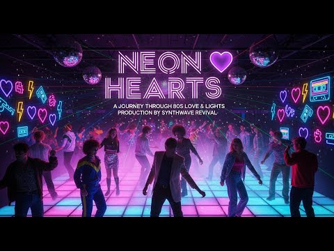 Neon Hearts 💜 – A Journey Through 80s Love & Lights | SynthWave Revival