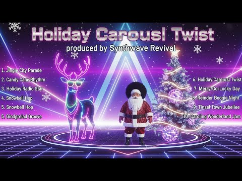 Synthwave Revival – Holiday Carousel Twist (Full 80s Christmas Italo Disco Album) – Vol 02