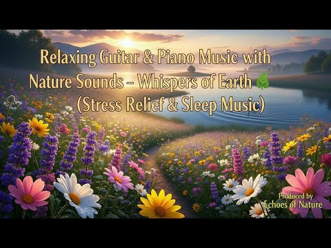 Relaxing Guitar & Piano Music with Nature Sounds – Whispers of Earth 🌿 (Stress Relief & Sleep Music)