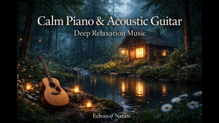 Calm Piano & Acoustic Guitar for Deep Relaxation Peaceful Background Music Vol.25 | Echoes of Nature